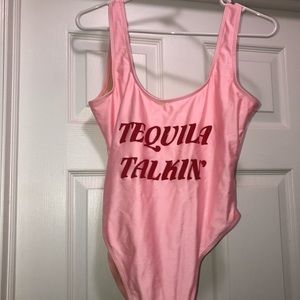 Private party one piece bathing suit size M/L